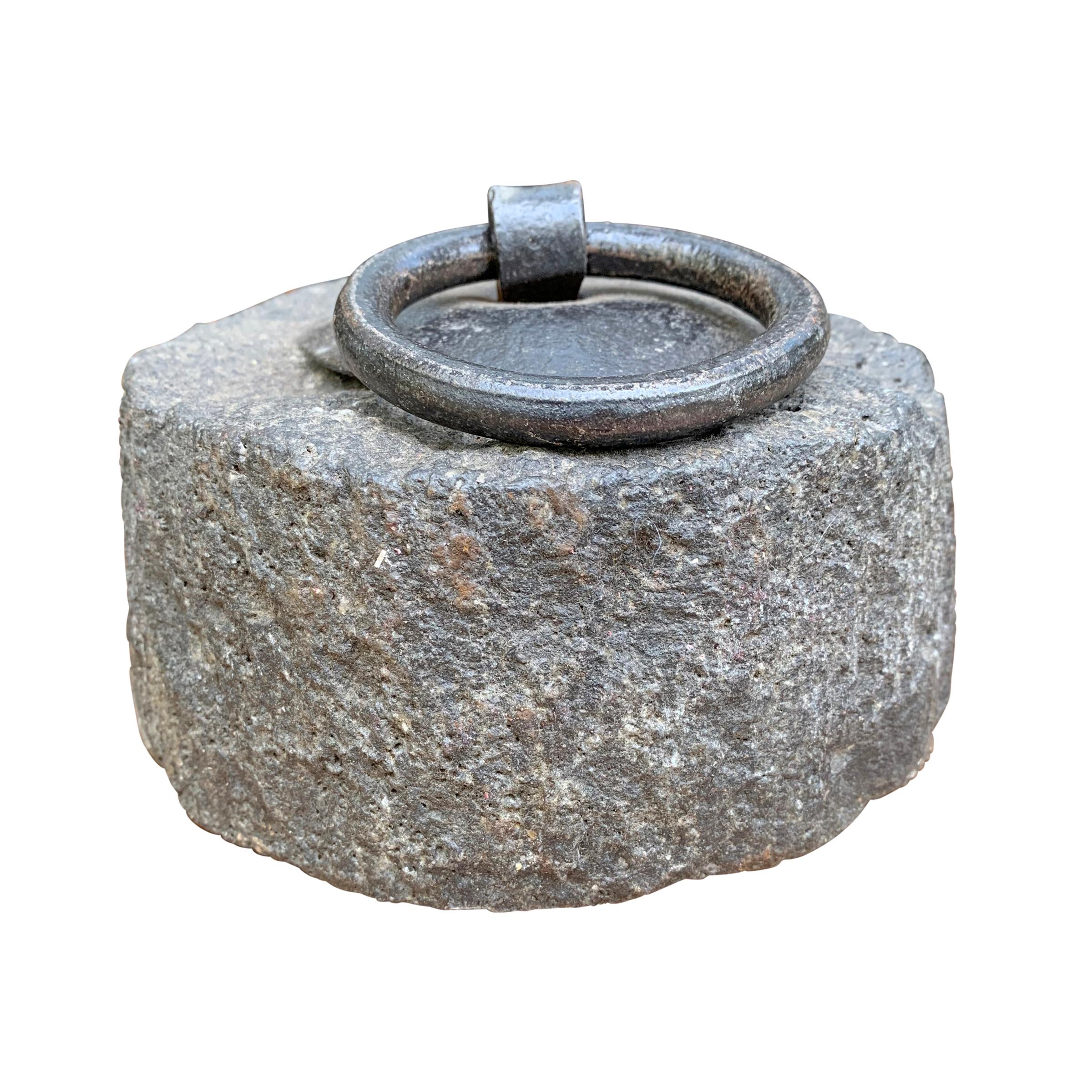 19th Century Japanese Stone Weight 2
