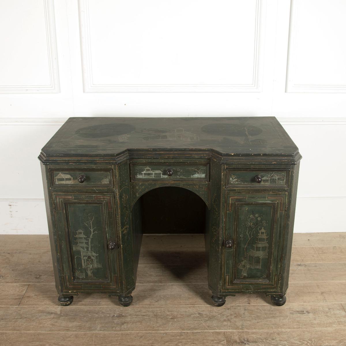 English 19th Century Japanese Style Desk For Sale