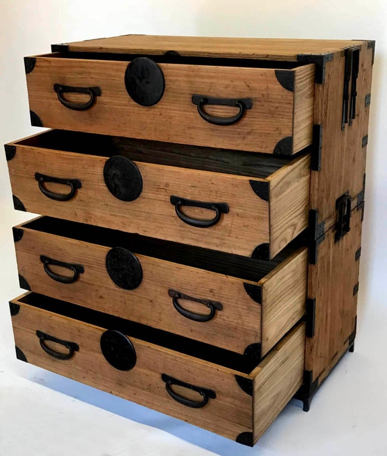 19th Century Japanese Tansu Chest Of Drawers At 1stdibs