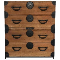19th Century Japanese Tansu, Chest of Drawers