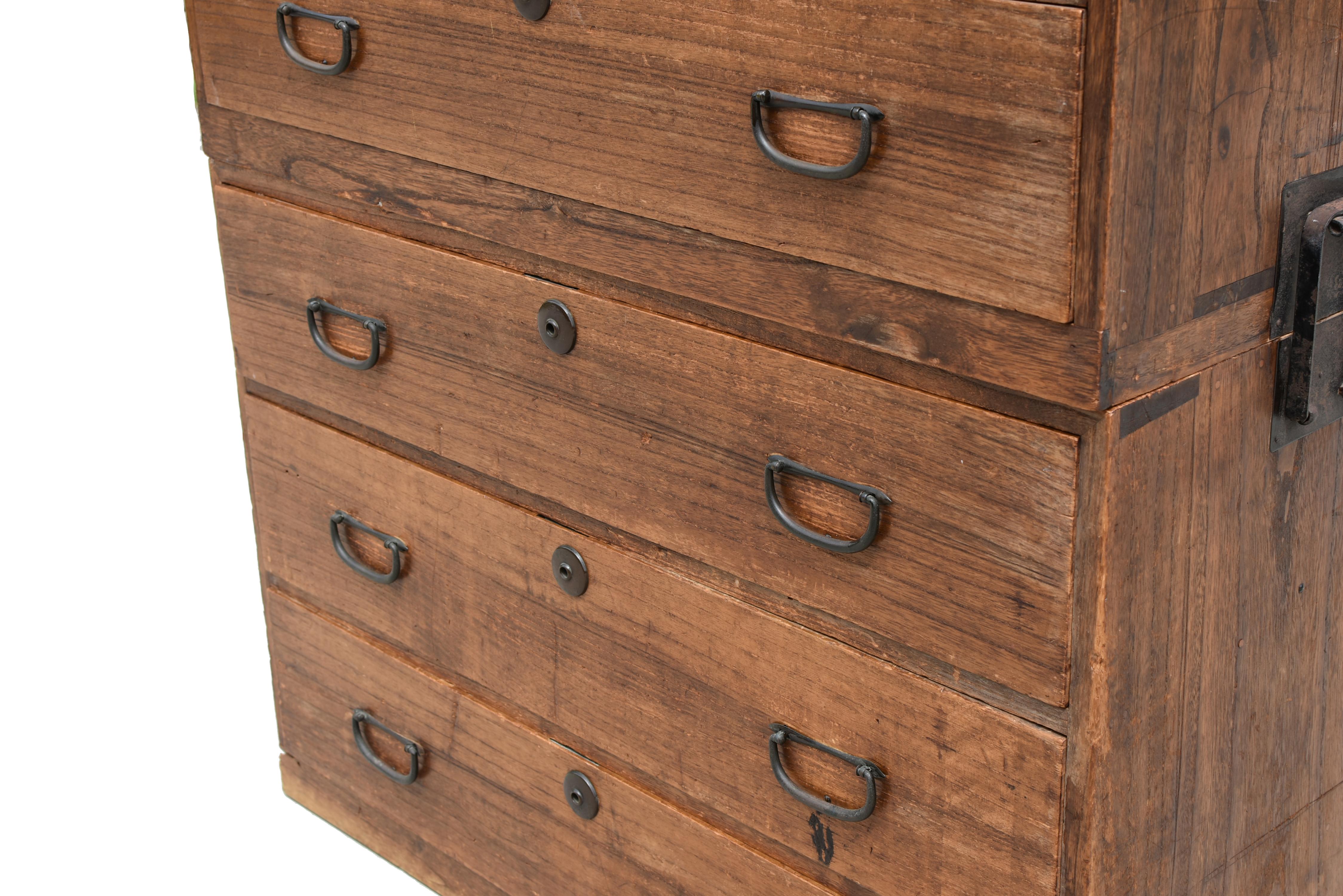 19th Century Japanese Tansu Meiji Period 6