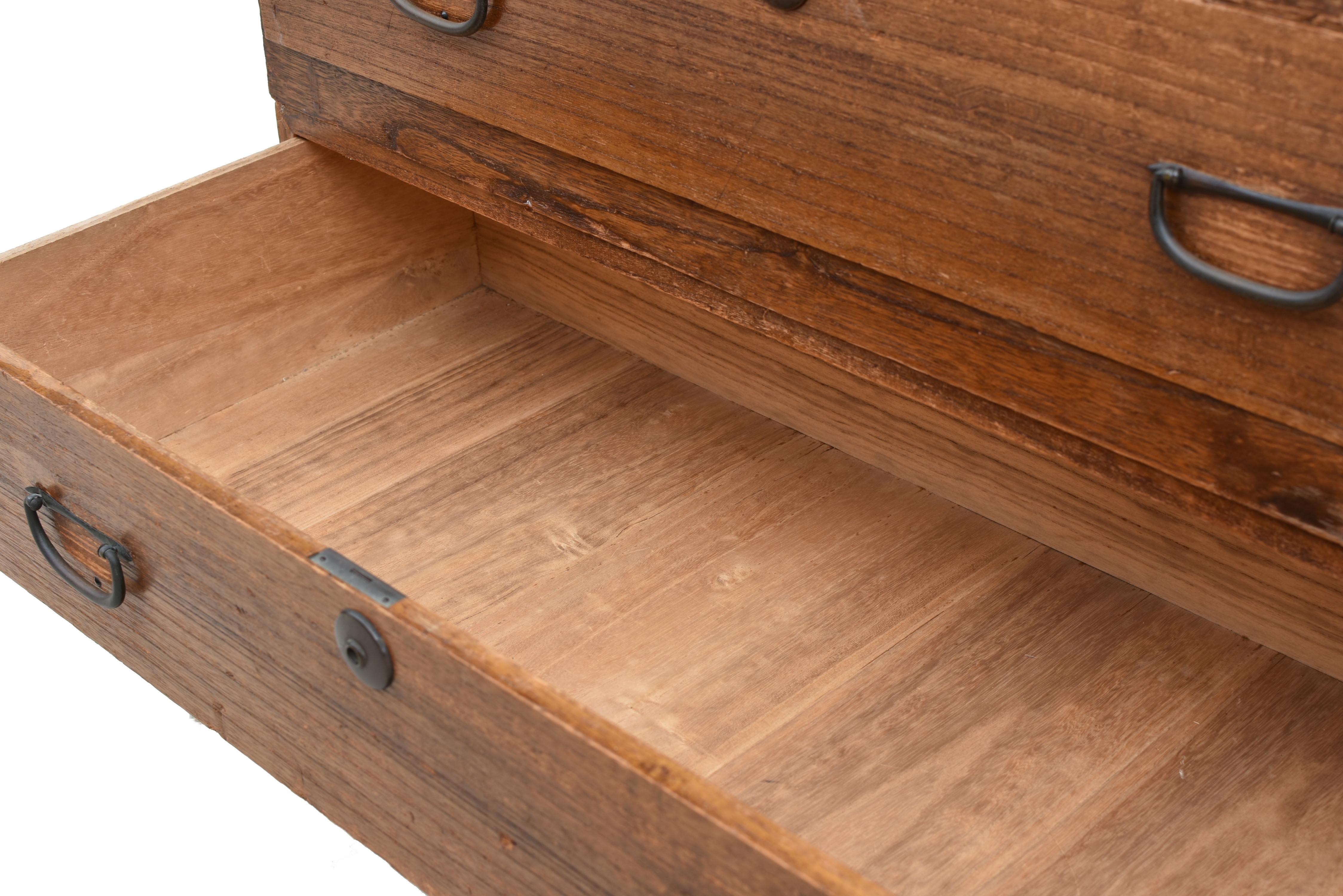 19th Century Japanese Tansu Meiji Period 10