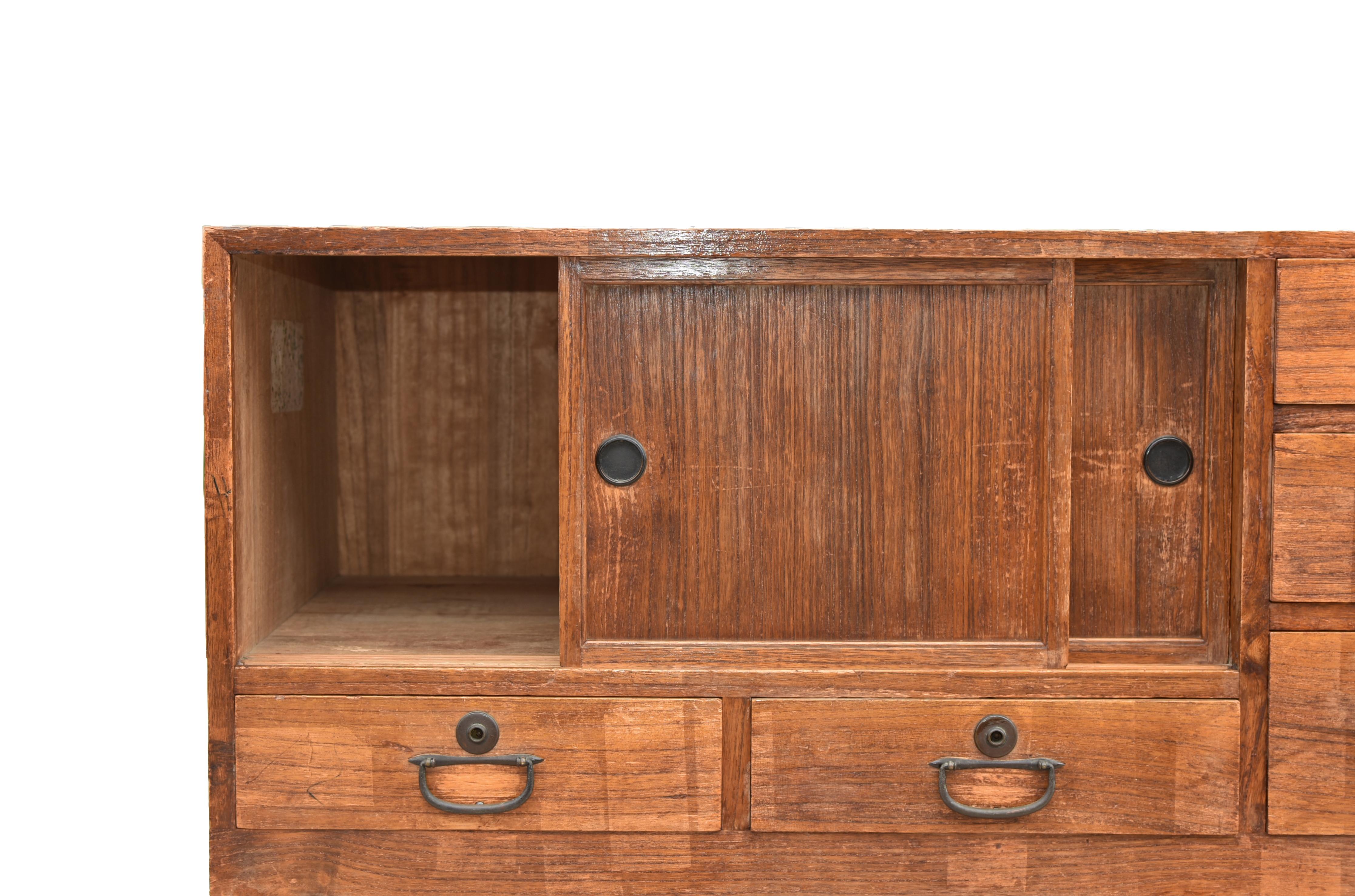 19th Century Japanese Tansu Meiji Period 1