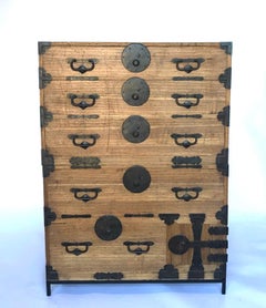 19th Century Japanese Tansu on Iron Base