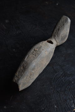 Japanese Wooden Fish Old Folk Art 1860s-1900s/ Antique Object figurine wabisabi