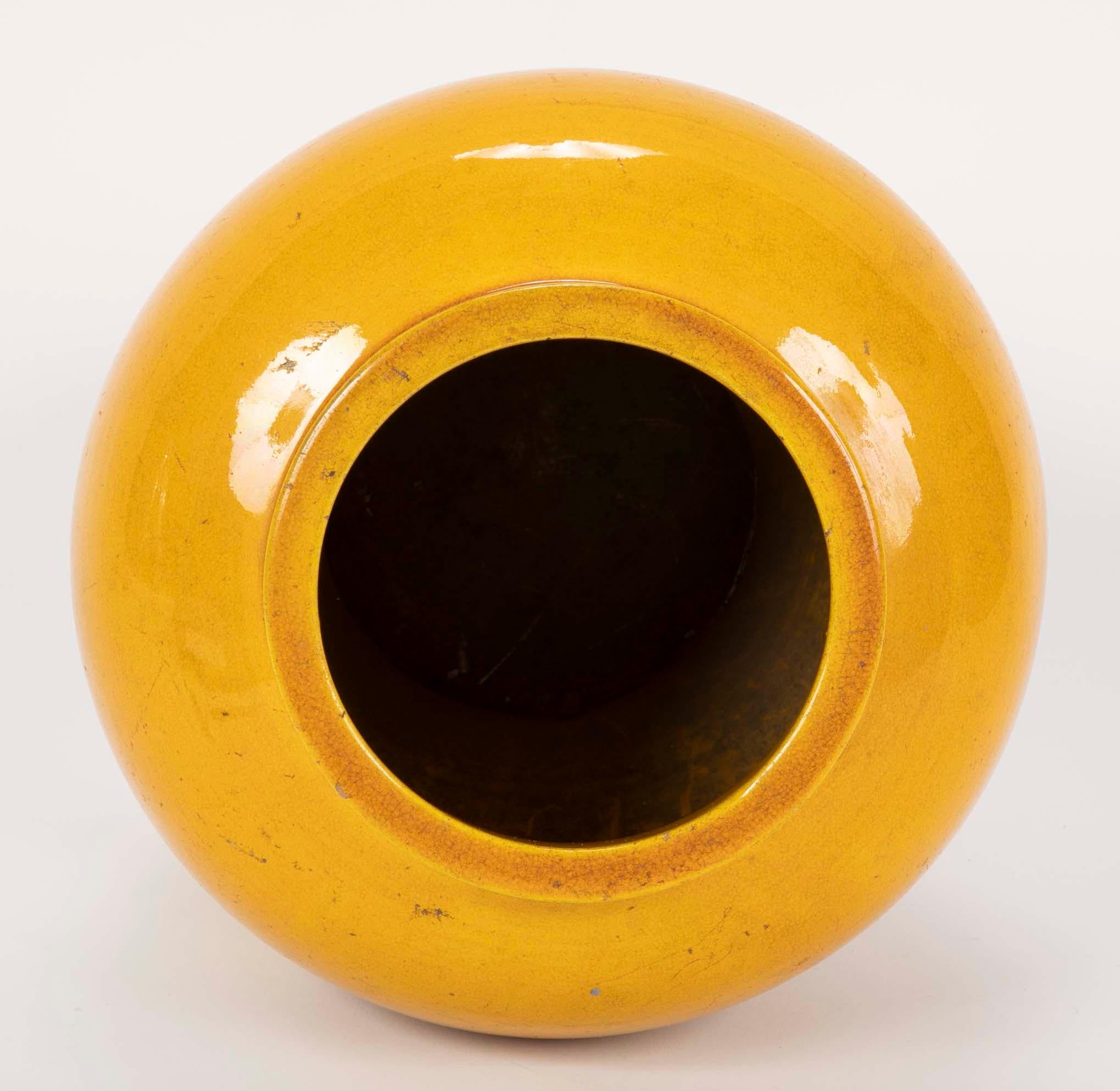 yellow ceramics