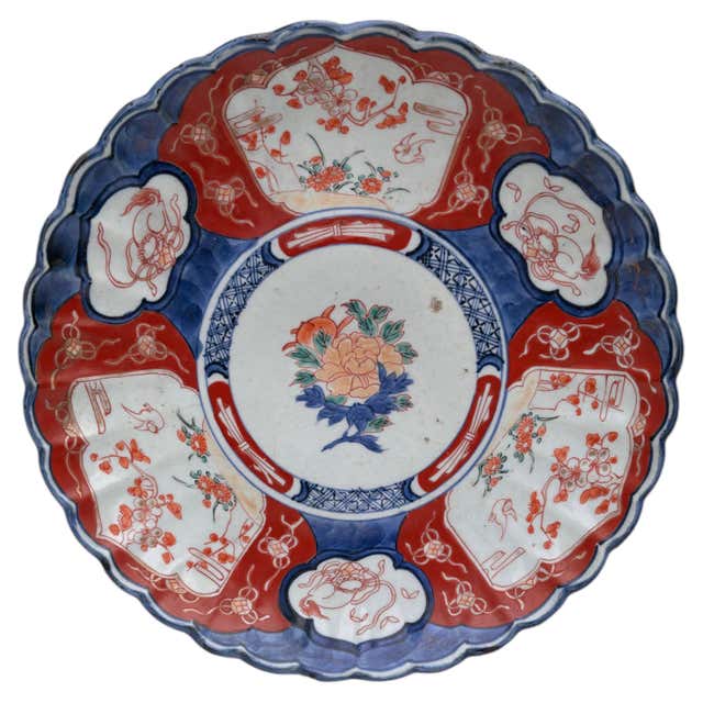 Chinese Octagonal Verte-Imari Plate or Dish and Ming style, Qianlong ...