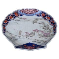 19th Century Japonese Imari Shell Plate