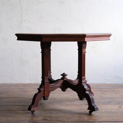 19th Century Jas Shoolbred Oak Centre Table