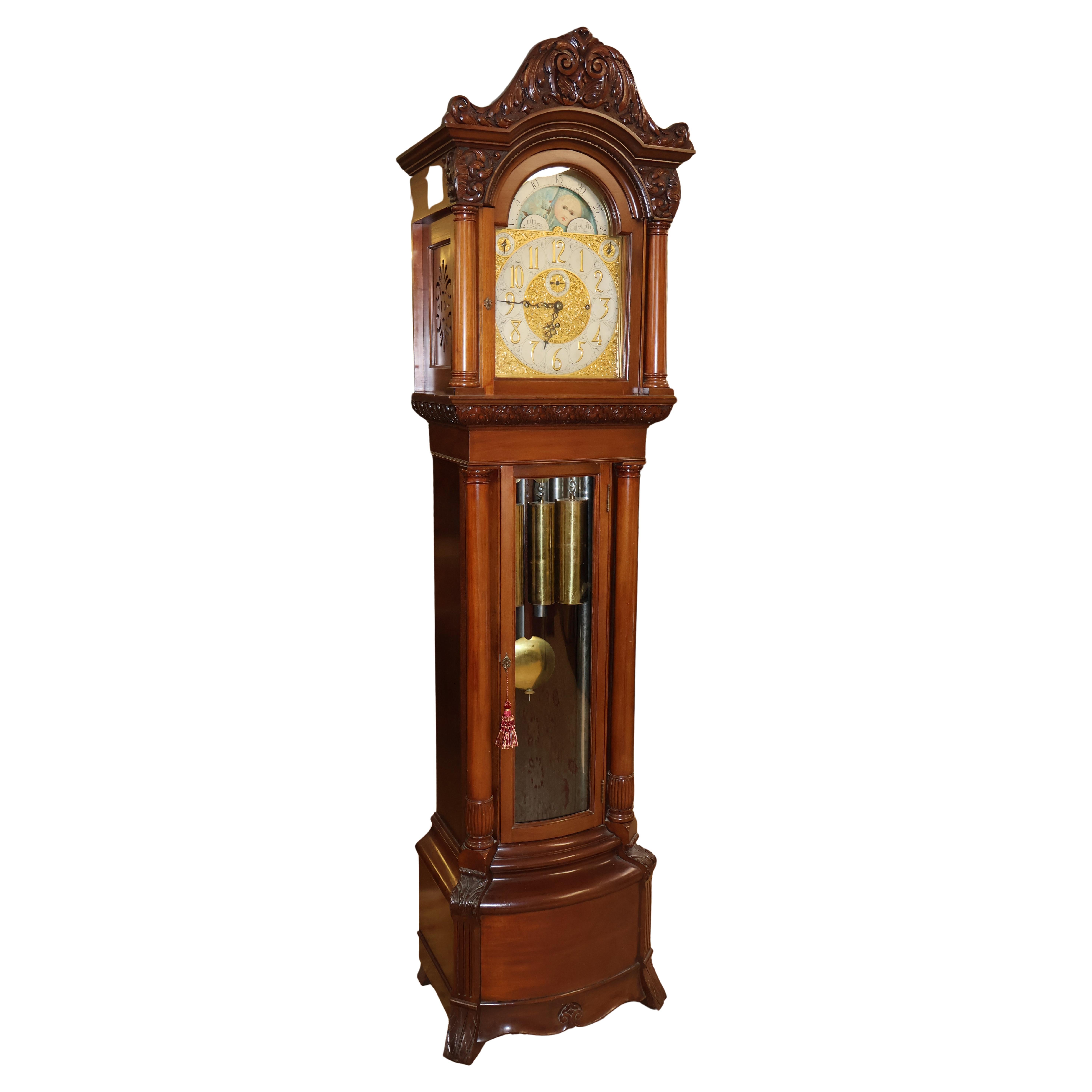 What is a tube grandfather clock?