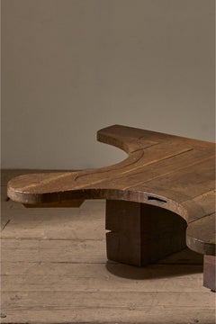 19th Century Jewellers bench coffee table