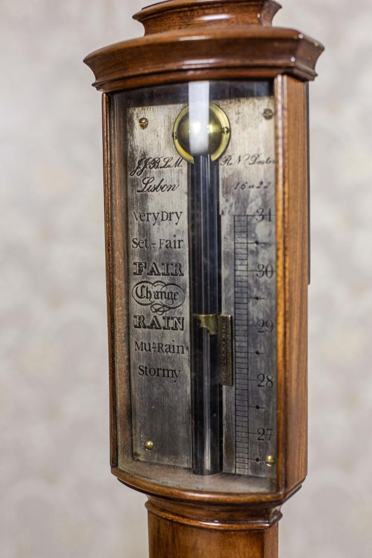 19thCentury J.J.B.M Lisbon RN Desterro 16 a 22 Mercury Barometer at 1stDibs