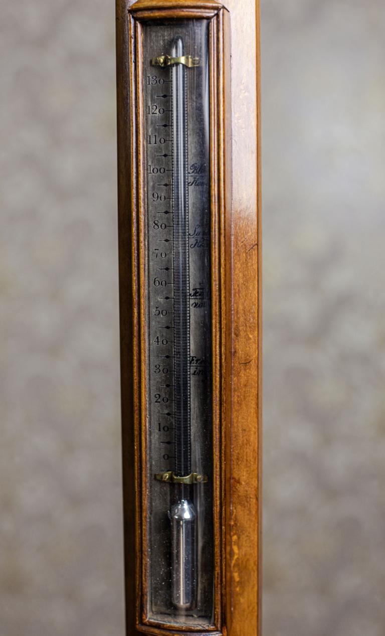 19th-Century J.J.B.M Lisbon RN Desterro 16 a 22 Mercury Barometer In Good Condition In Opole, PL