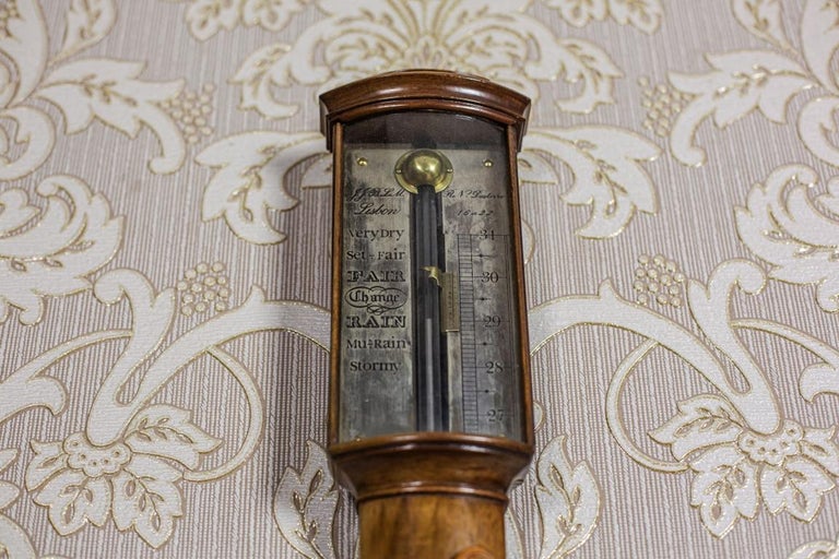19thCentury J.J.B.M Lisbon RN Desterro 16 a 22 Mercury Barometer at 1stDibs