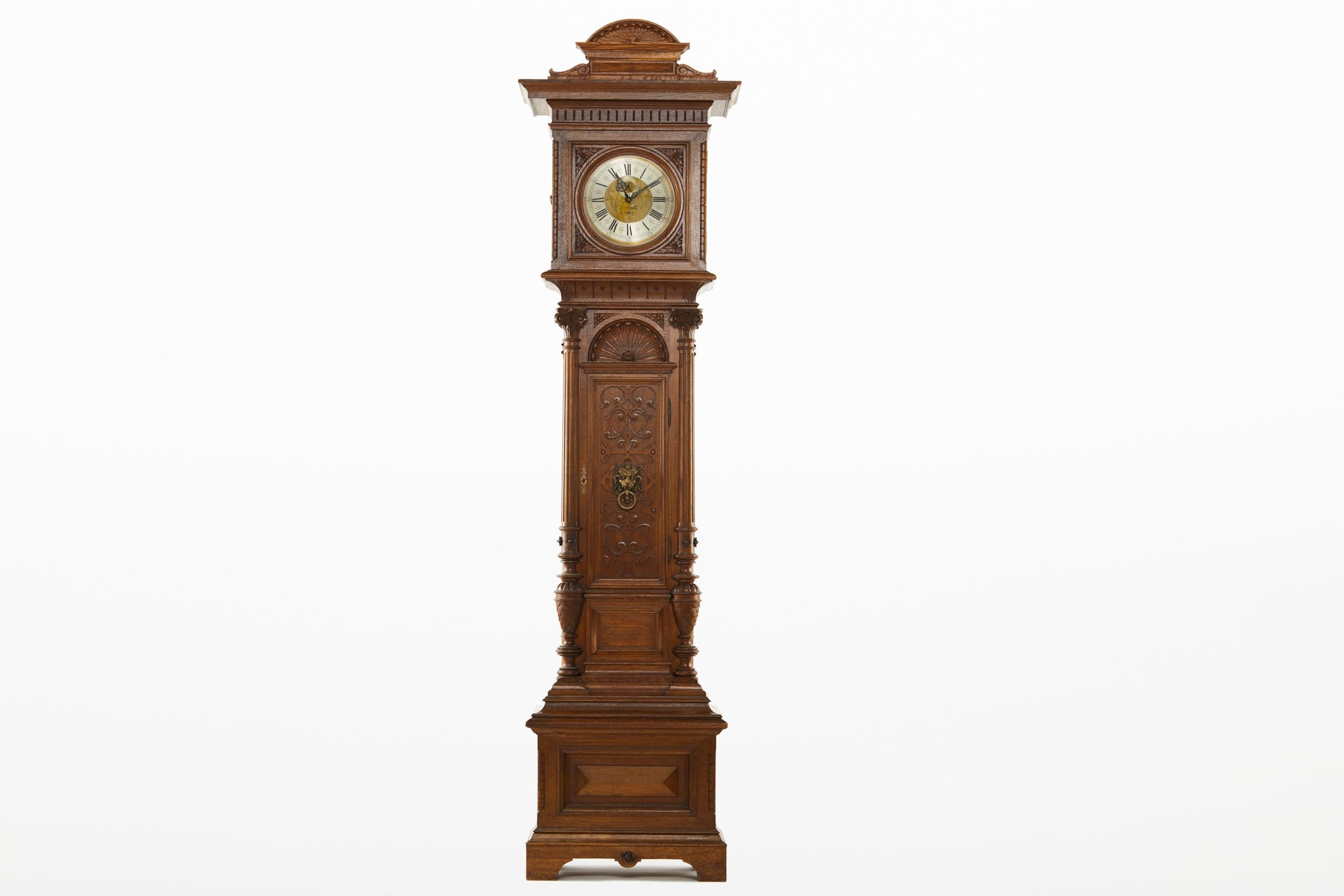 19. Jahrhundert Johann Wien 90-Tages- Regulator-Uhr im Angebot 11
