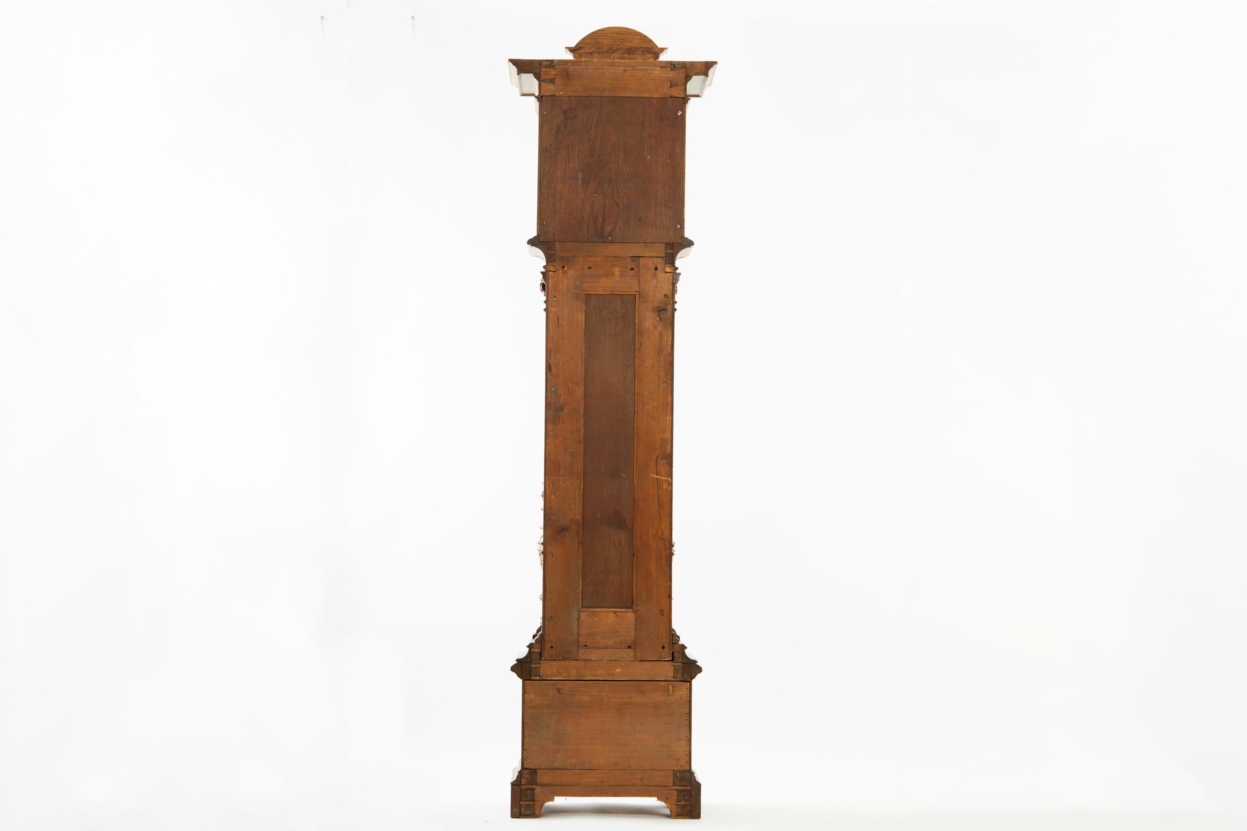 German 19th Century Johann Wien 90 Day Regulator Clock For Sale