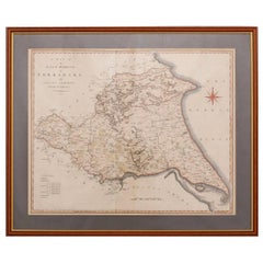 Antique 19th Century John Cary Map of the East Riding of Yorkshire, C.1800