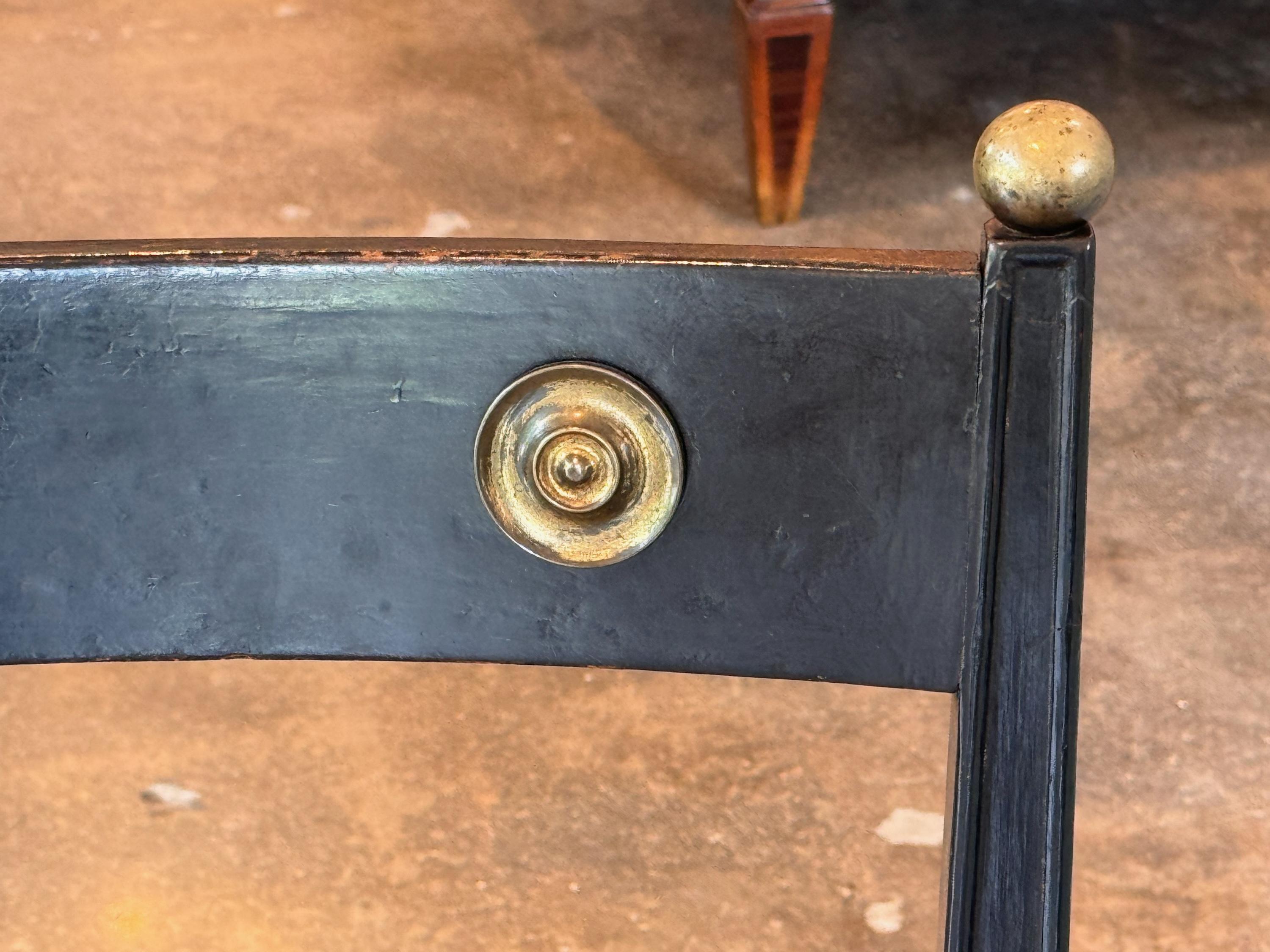 Upholstery 19th Century John Gee Regency Klismos Chair