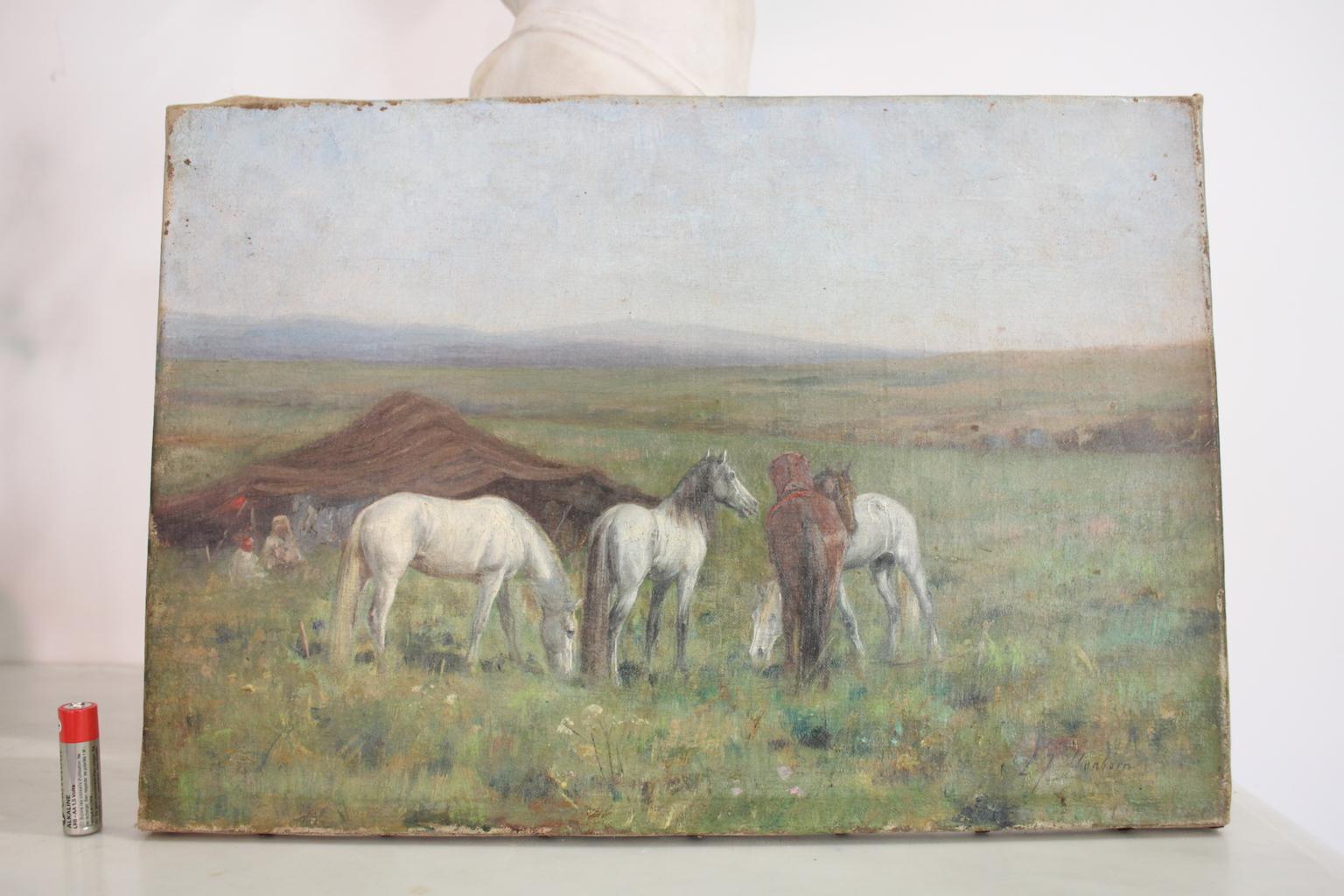 19th Century John Lewis Shonborn Painting For Sale 3