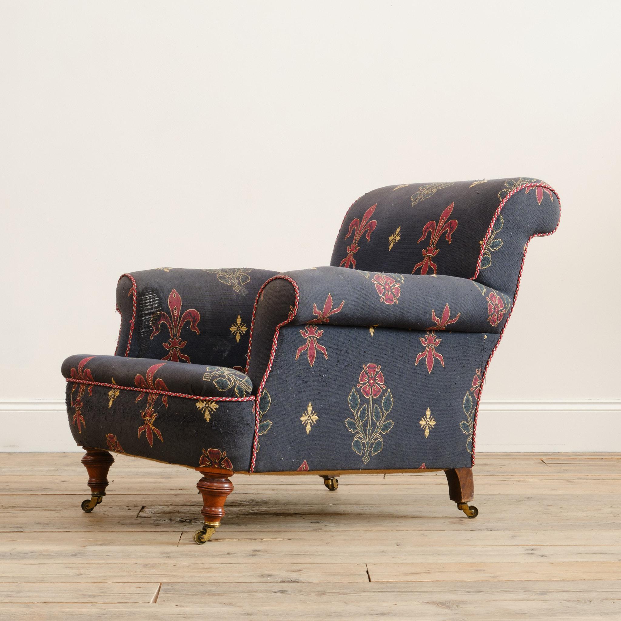 Victorien Fauteuil de campagne du XIXe siècle de John Taylor & Sons en vente