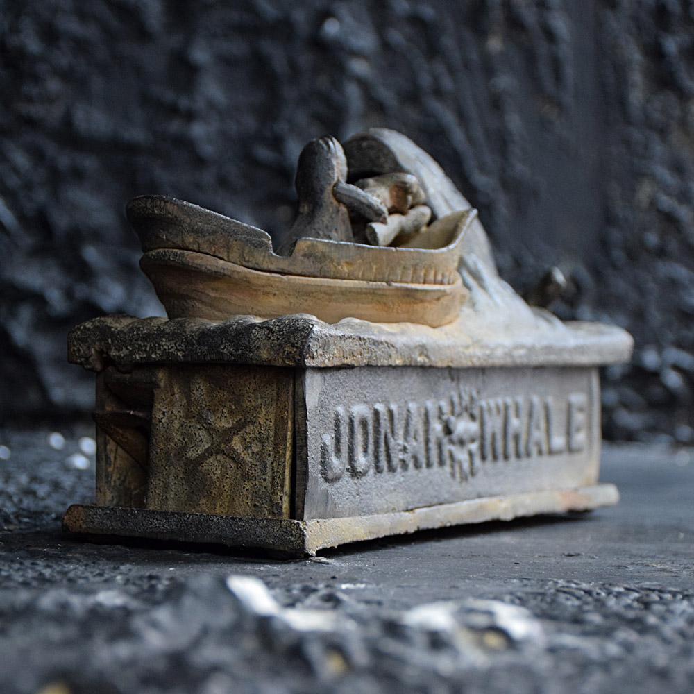19th Century Jonah and the Whale Mechanical Bank 1