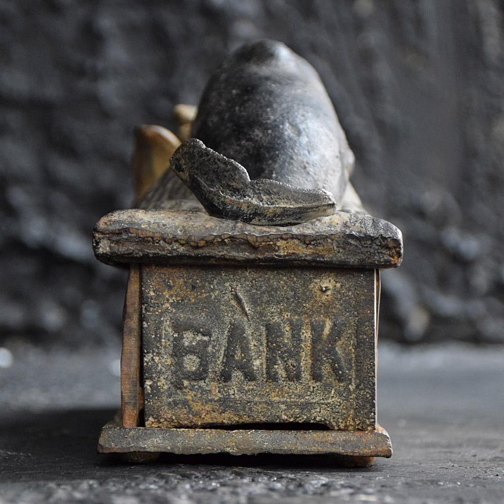 Early 20th Century 19th Century Jonah and the Whale Mechanical Bank