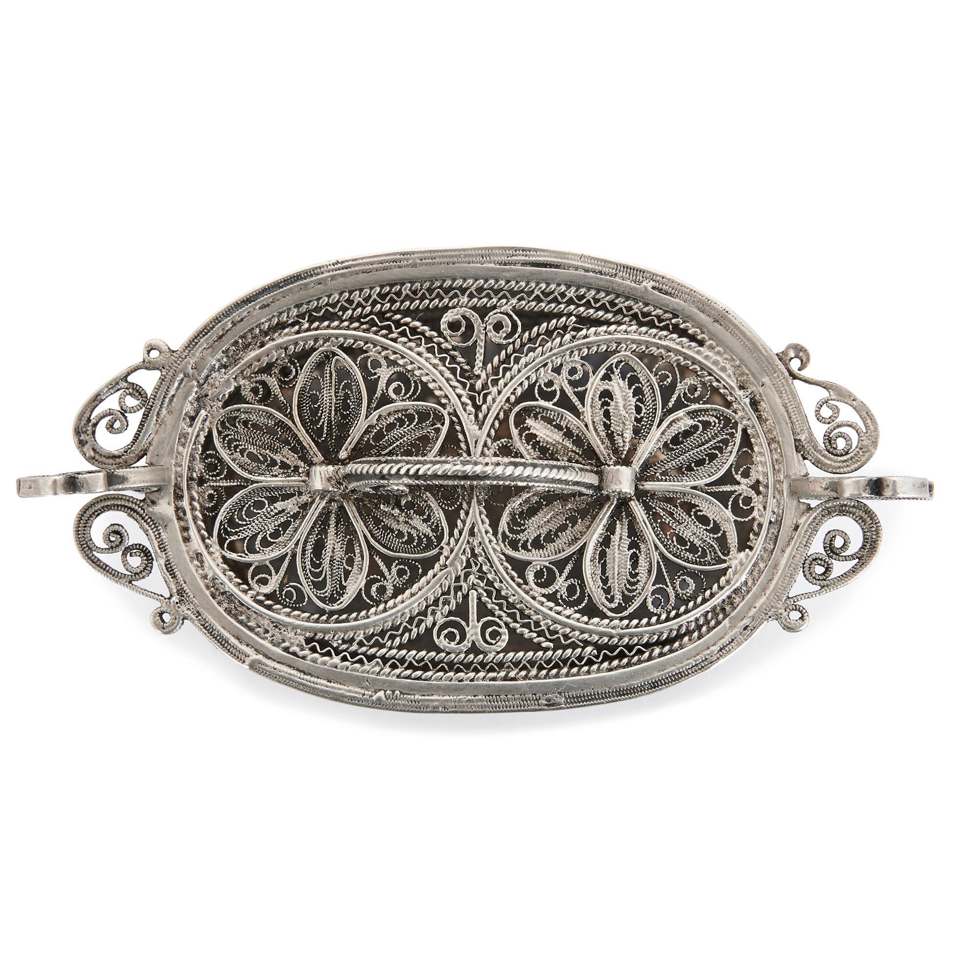 Russian 19th Century Judaica Silver Spice Box