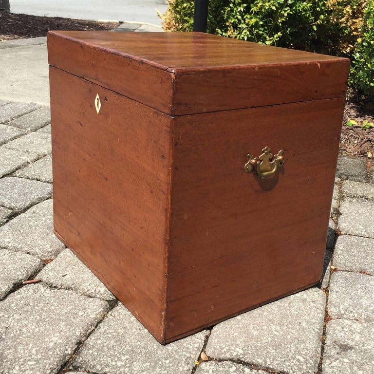 19th Century Jumbo English Tea Box at 1stDibs