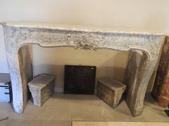 19th Century Jura Marble Fireplace