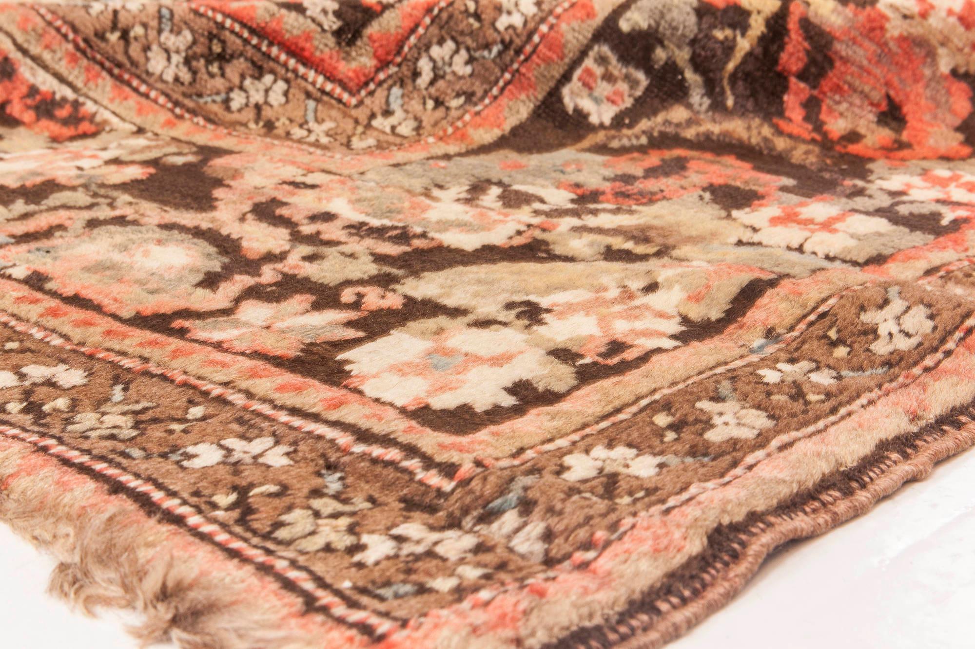 19th Century Karabagh Handmade Wool Carpet For Sale 1