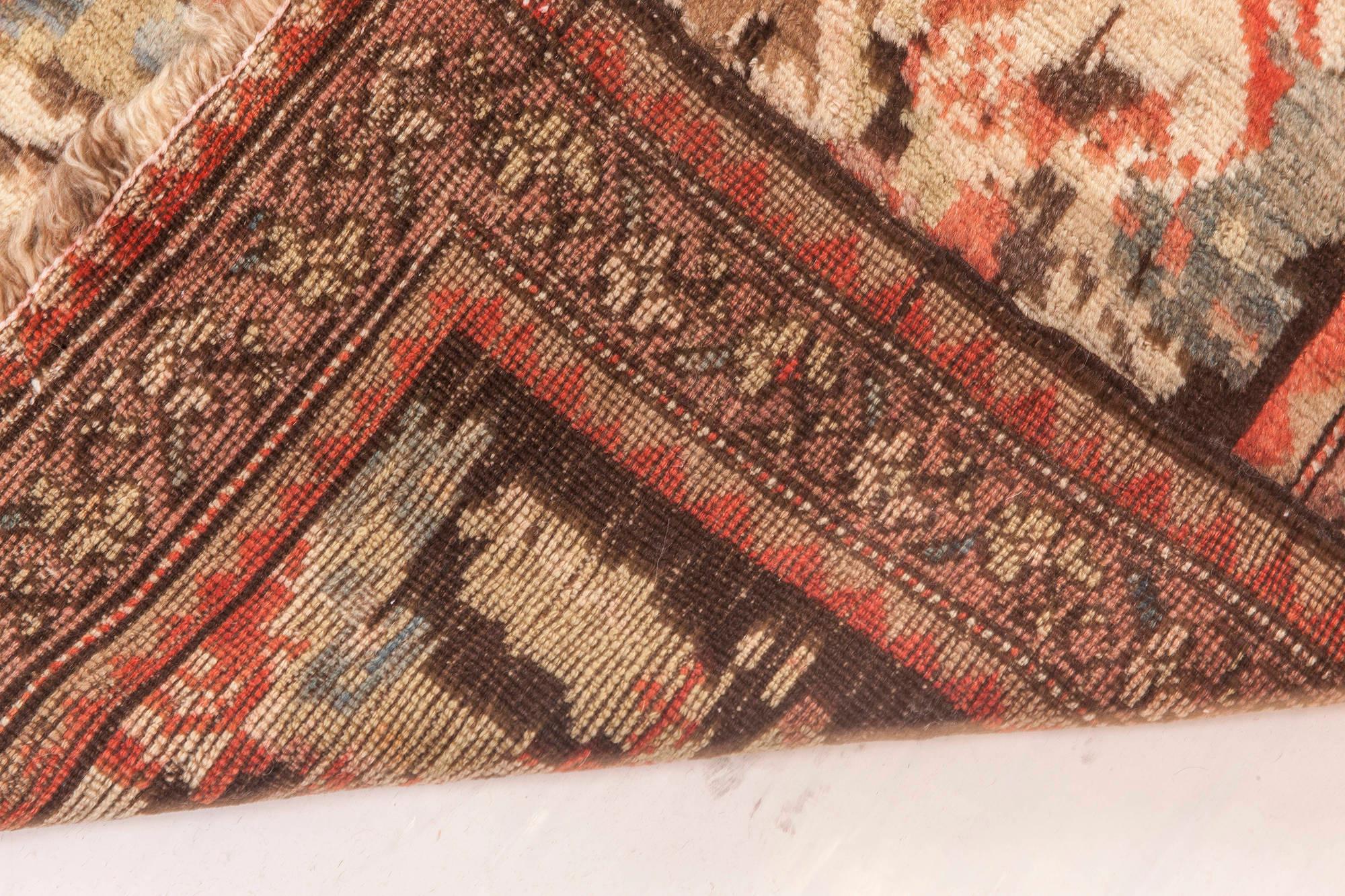 19th Century Karabagh Handmade Wool Carpet For Sale 3