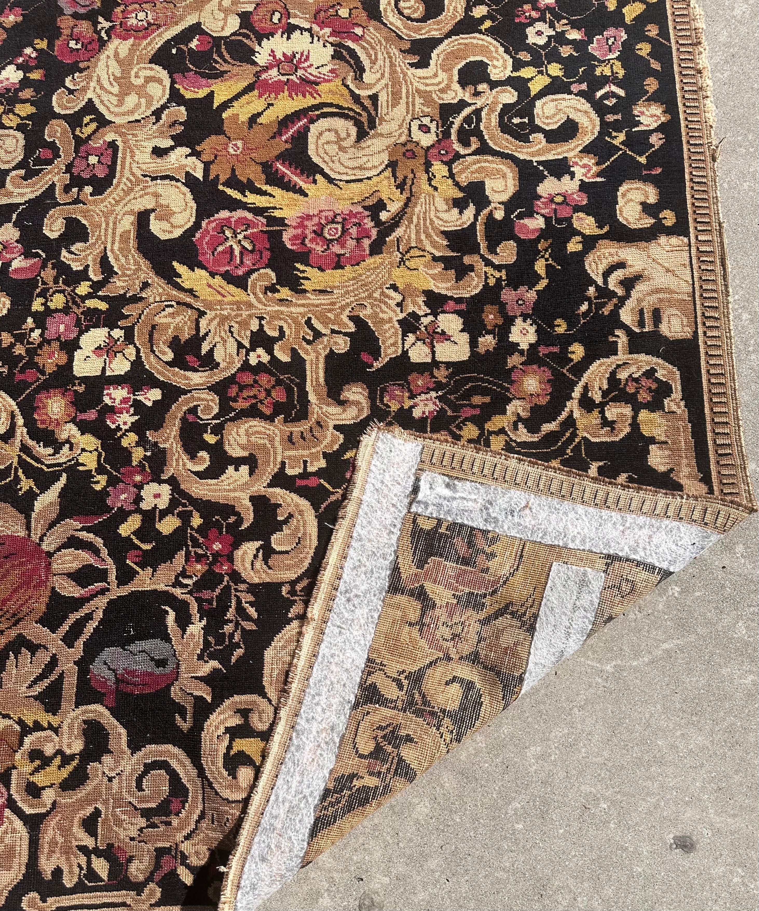 Caucasian 19th Century Karabagh Runner Inspired With Floral Design For Sale