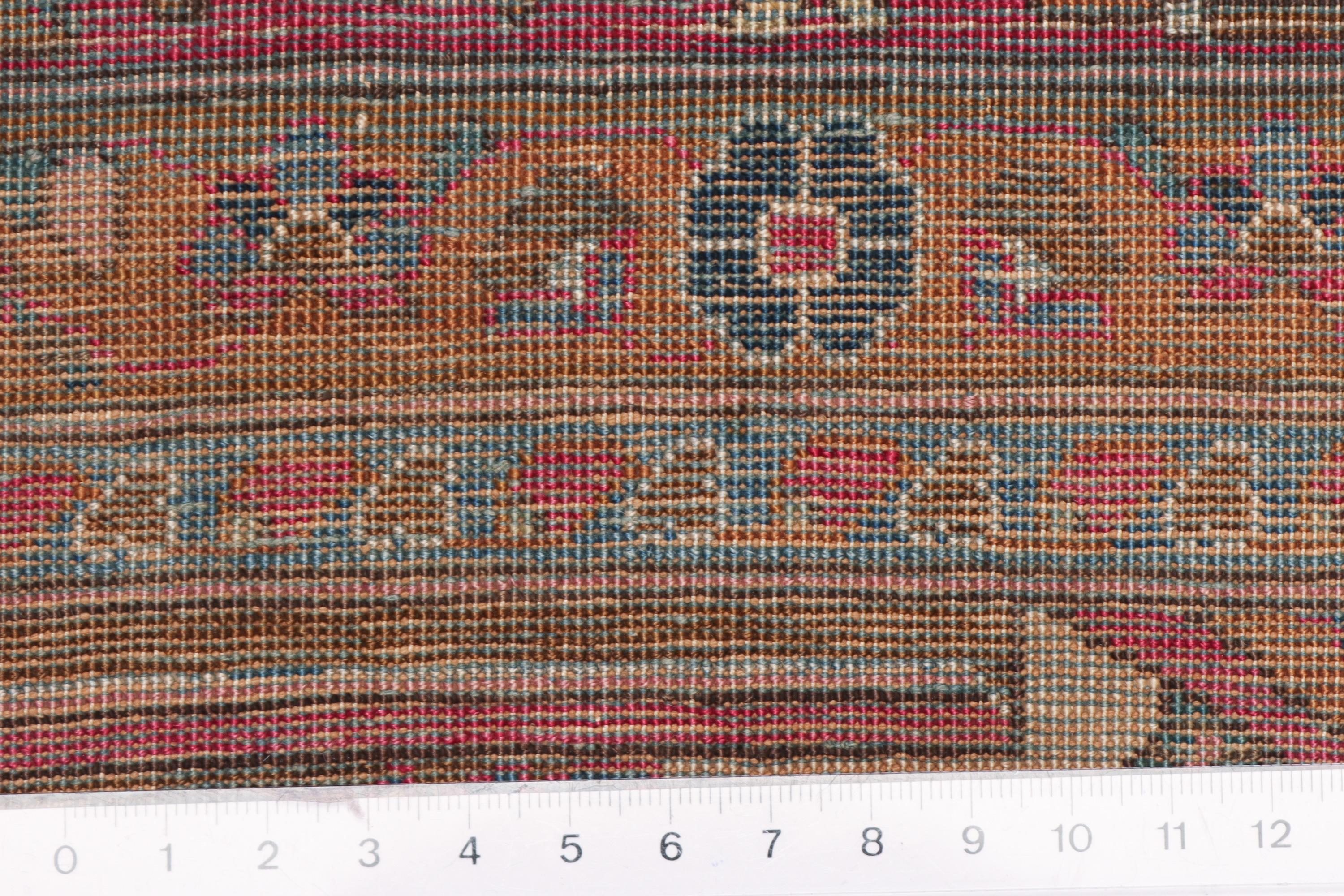 19th Century Kashan Mothashem Silk Rug For Sale 2
