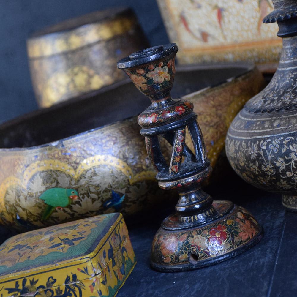 Indian 19th Century Kashmiri Assorted Objects