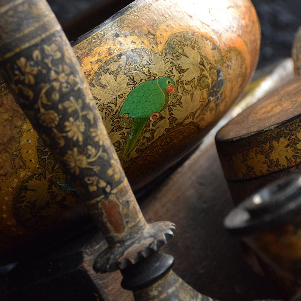 Brass 19th Century Kashmiri Assorted Objects