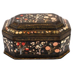 19th Century Kashmiri Papier-Mâché Box