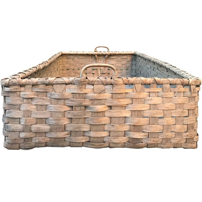 19th Century Kentucky Tobacco Leaf Basket at 1stDibs