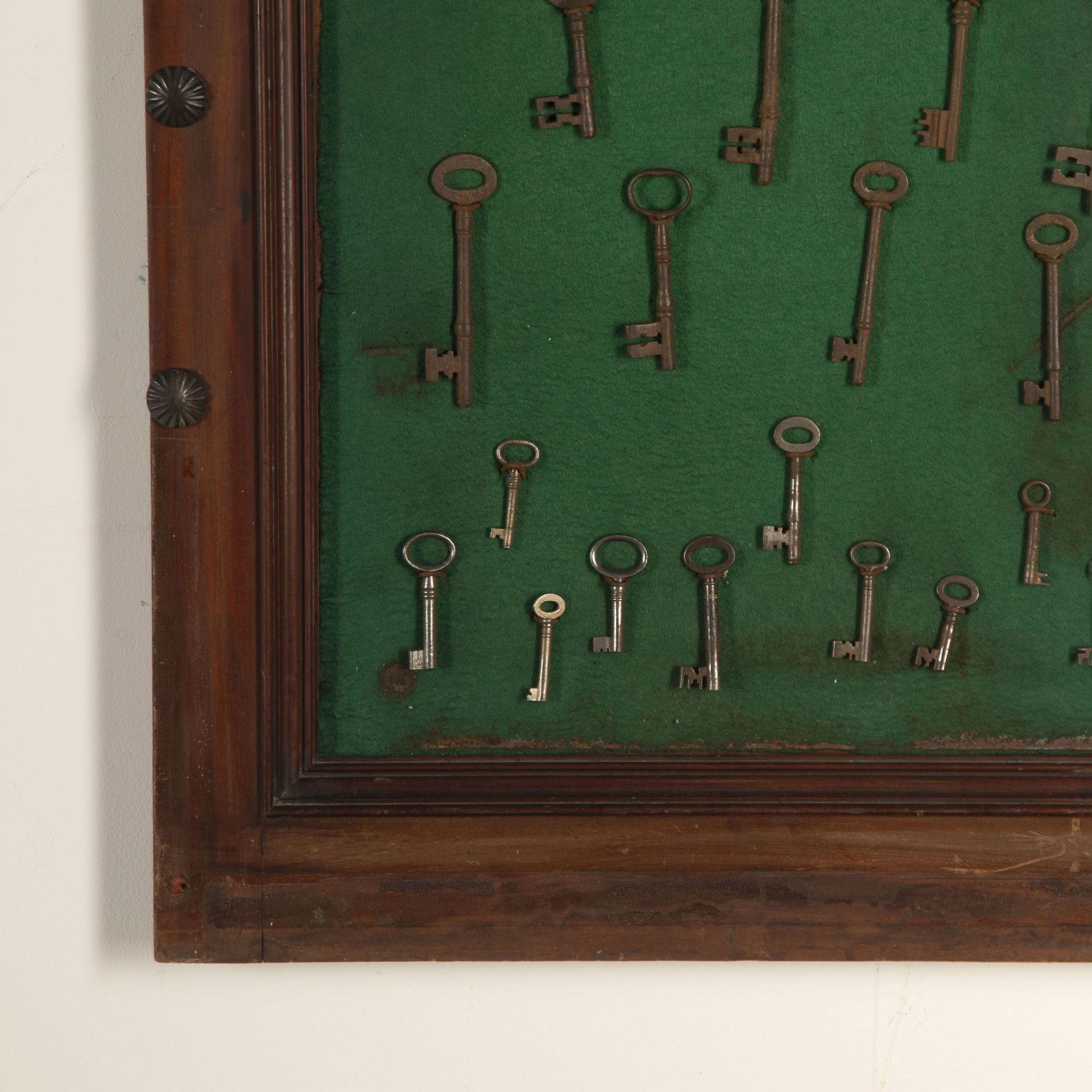 antique hotel key rack