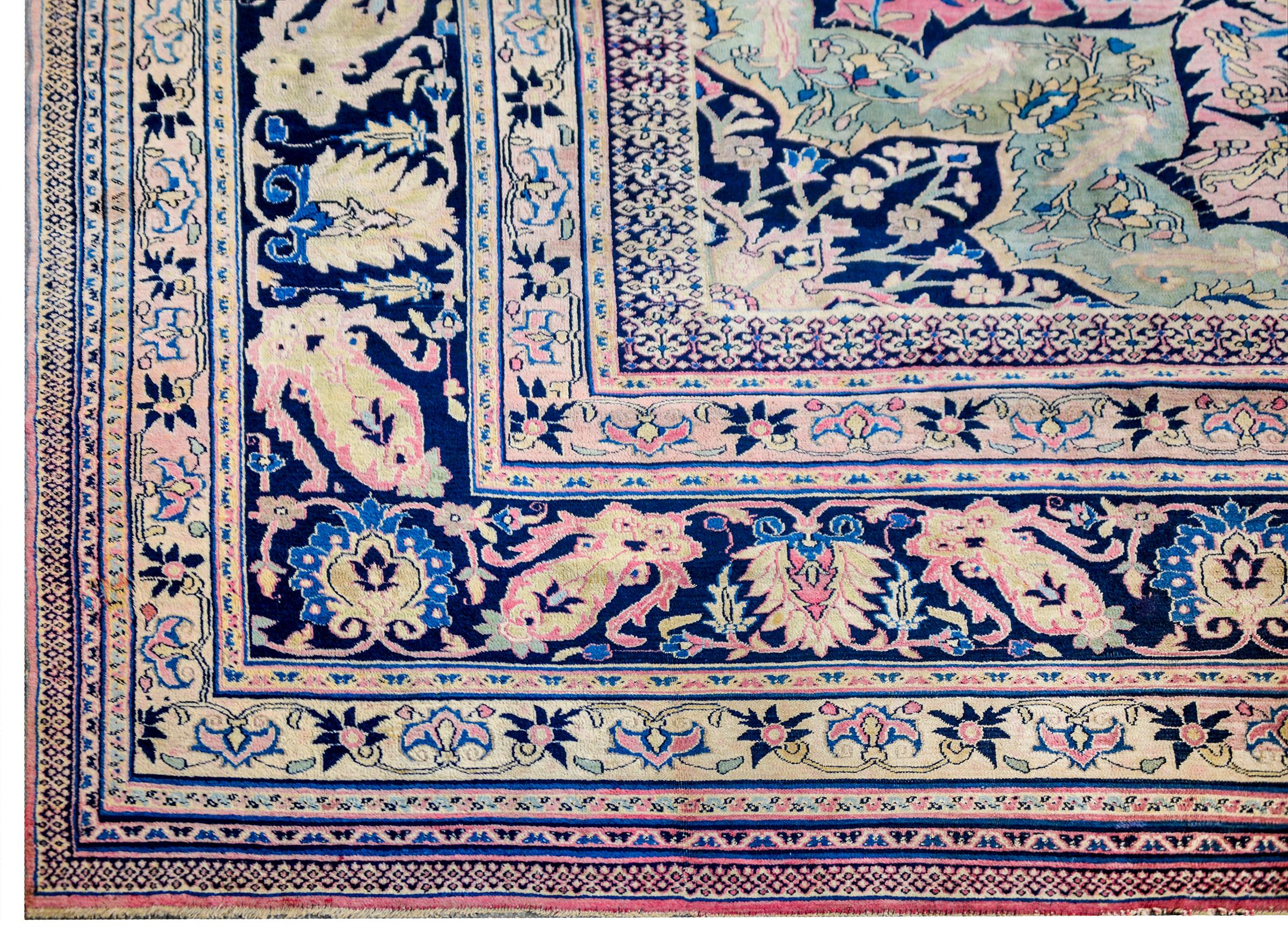 Late 19th Century 19th Century Khorasan Dorokhst Rug For Sale