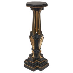 19th Century Kimbel and Cabus Ebonized Pedestal