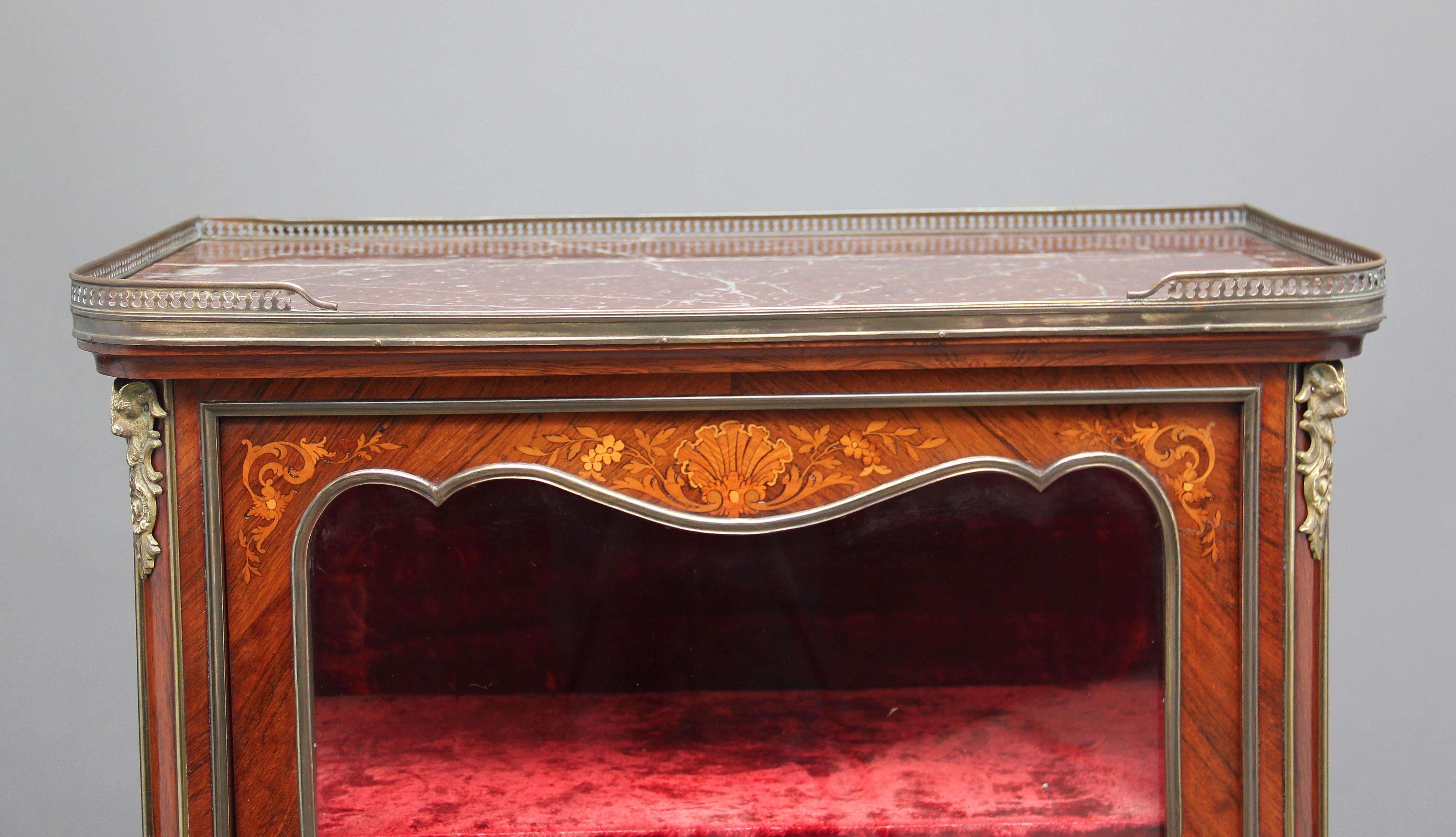 19th Century Kingwood Display Cabinet 2