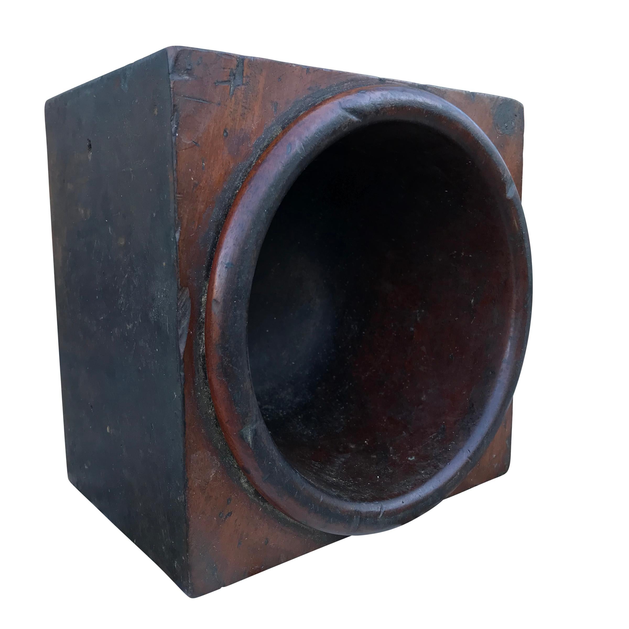 American 19th Century Kitchen Mortar and Pestle