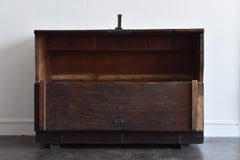 19th Century Korean Antique Tansu Chest / Semi-Closed Chest / Exhibition Stand