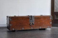 19th Century Korean Antique Tansu Chest / Semi-Closed Chest / TV board