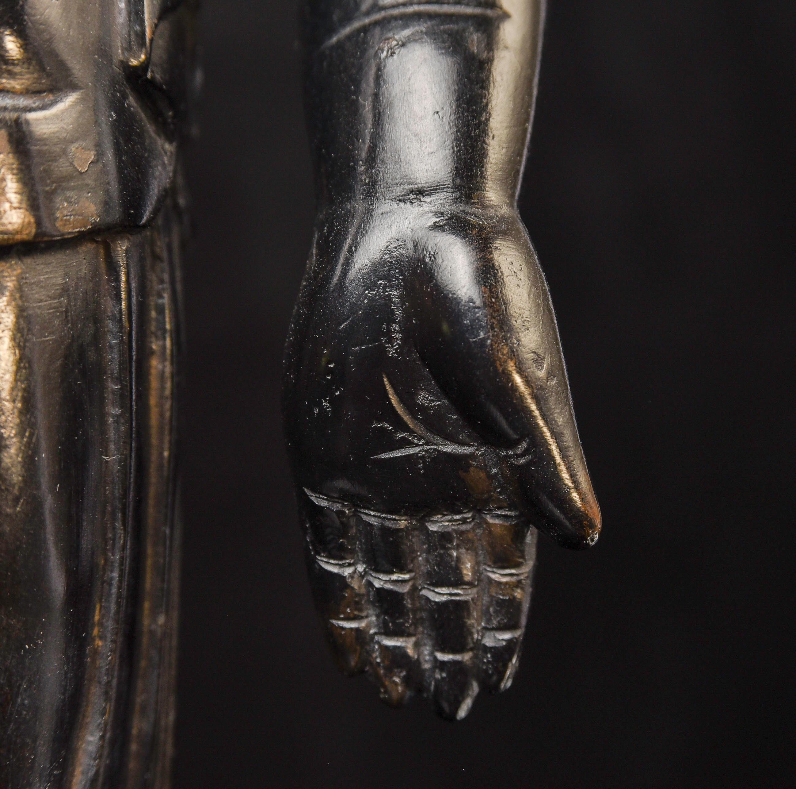 Bronze Bébé Bouddha en bronze coréen du 19e siècle - Extrêmement grand 9731 en vente