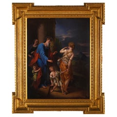 19th Century KPM Porcelain Plaque of Hagar & Ishmael