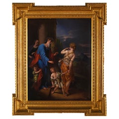 19th Century KPM Porcelain Plaque of Hagar & Ishmael