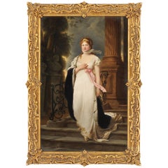 19th Century KPM Porcelain Plaque of the Queen of Prussia