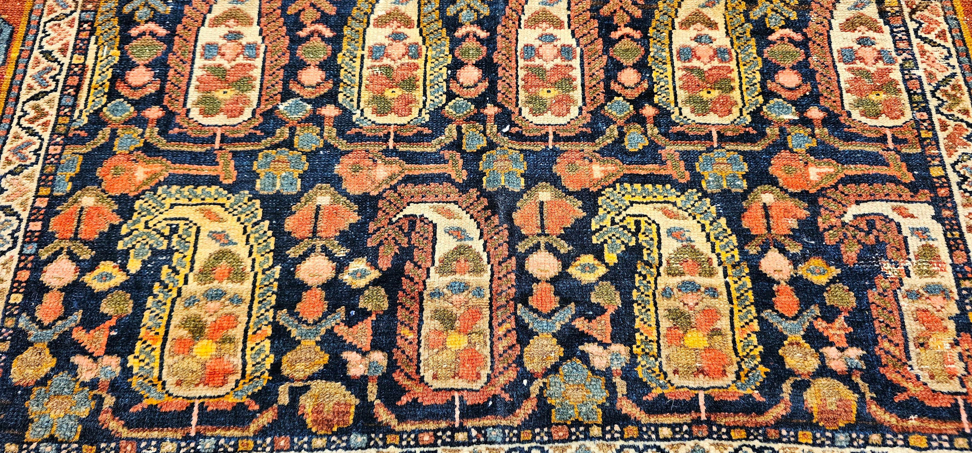 19th Century Kurdish Area Rug in All Over Paisley Pattern For Sale 1