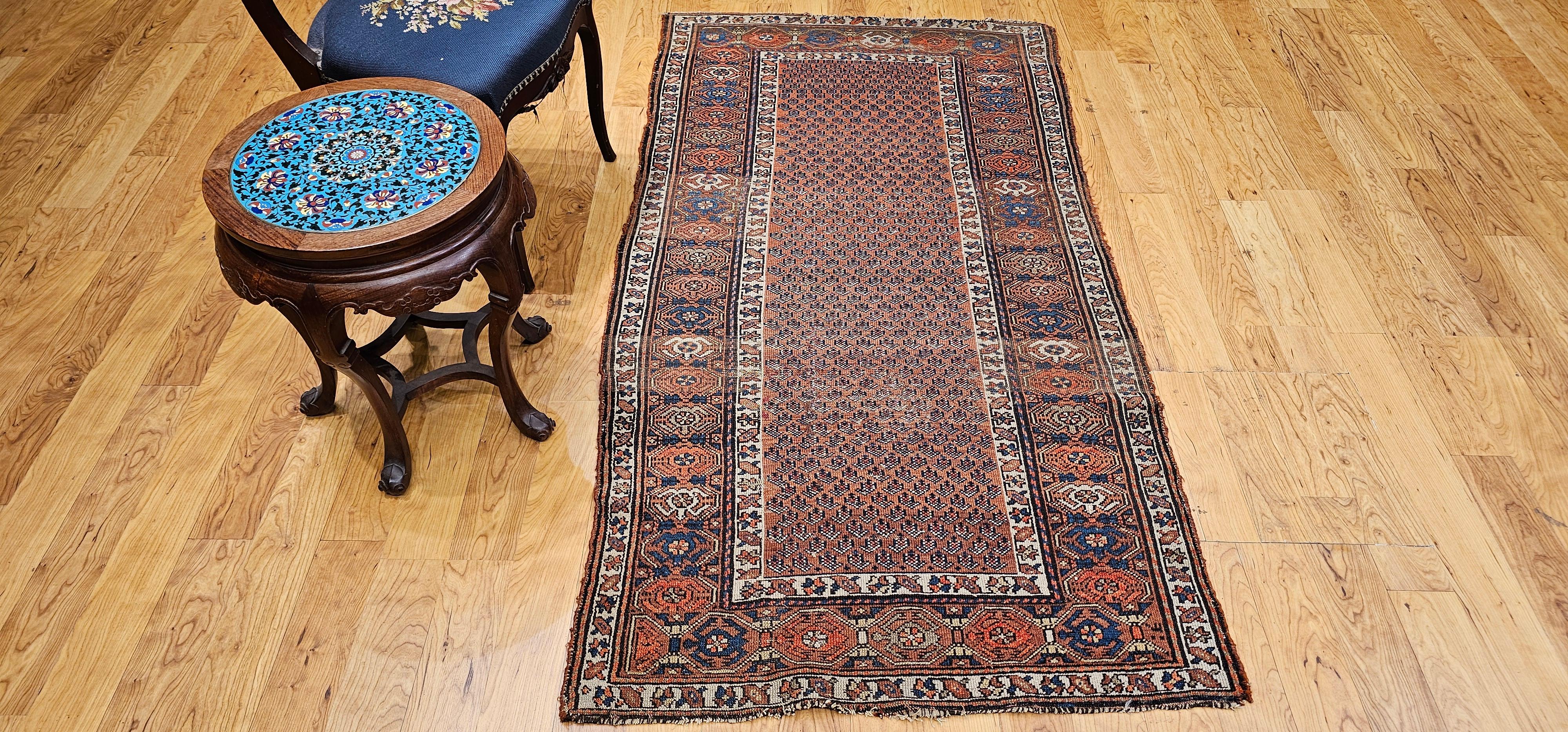 Tapis kurde du 19e siècle à motif de marguerite en vente 12